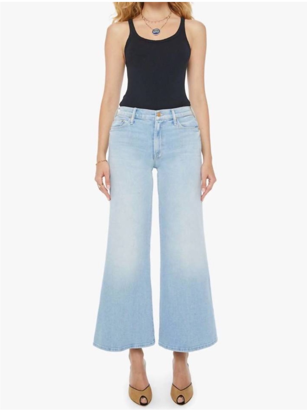 MOTHER The Twister Flood Jeans In Lost Art Size 34